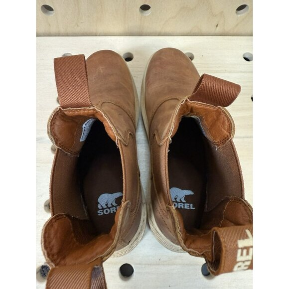 Sorel Women's Hi-Line Chelsea Scorch Tawny Buff Suede Leather Boots Size 7.5 - Picture 8 of 12